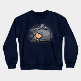 Spooky Bunny Scary Cartoon Cute Mashup Crewneck Sweatshirt